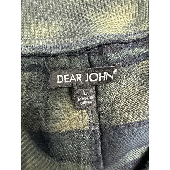 Dear John Jacket Size Womens L Tartan Plaid Distress Lightweight Cotton Academia - Picture 2 of 7